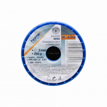 Forrasztóón, 2mm, 250g