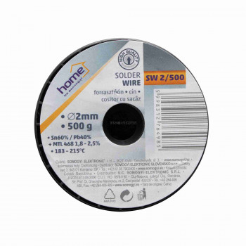 Forrasztóón, 2mm, 500g