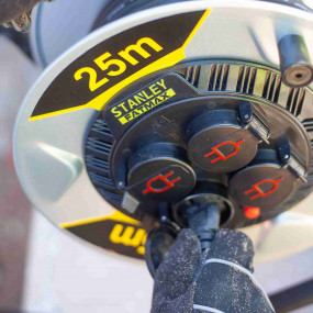 STANLEY Kültéri fém kábeldob