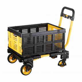 STANLEY 2-in-1 kiskocsi / molnárkocsi + STANLEY Összecsukható rekesz