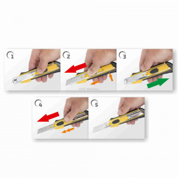 Biztonsági rugós szike