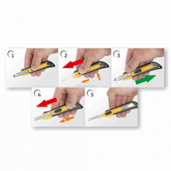 Biztonsági rugós szike