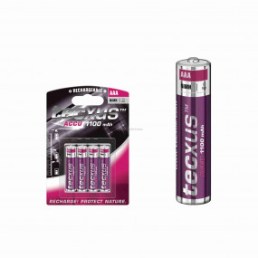 Akkumulátor, AAA, 1100 mA, Ni-Mh, 4 db/bliszter