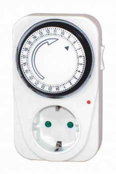 Mechanikus beltéri időzítő óra 24h/15min