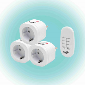 Távirányítható hálózati aljzat szett