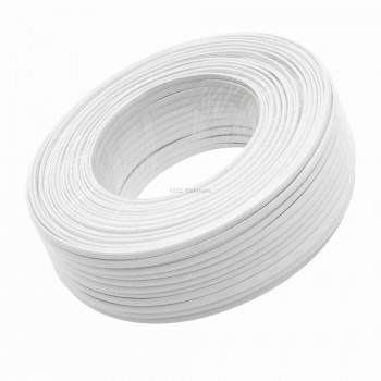 Telefonvezeték, 4 eres, lapos, 100m/tekercs