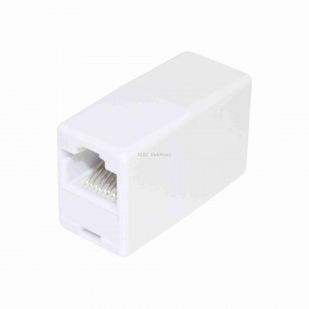 Toldó telefonvezetékhez, 8P8C, aljzat-aljzat