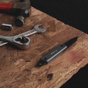 TRUE UTILITY MODERN KEY CHAIN KNIFE - Grey (Hang Pack)