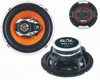 Autóhangszóró-pár, 165mm, 3 utas, 4ohm, 220W